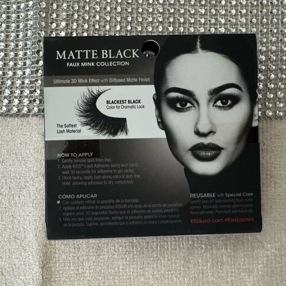 BNIB, Kiss Lash Couture Matte Sheer false lashes matte black - Picture 5 of 5